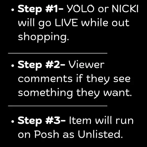 $30 LIVE UNLISTED - Picture 2 of 2